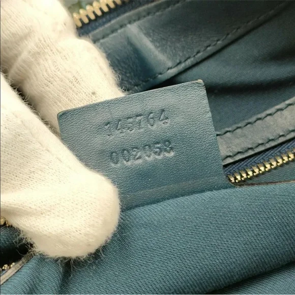 Gucci Dark Green Patent Leather Hobo Bag - Picture 7 of 9